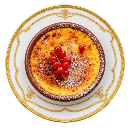 Crème brûlée à la fleur d'oranger